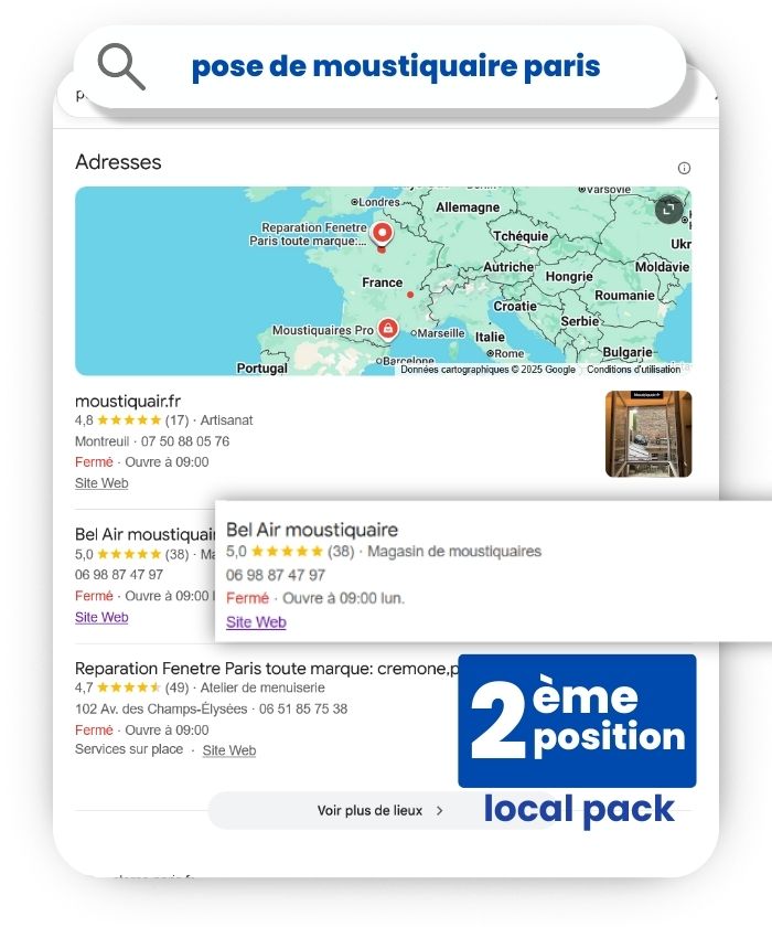 bel air moustiquaire SEO