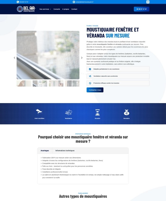 Bel Air Moustiquaire service