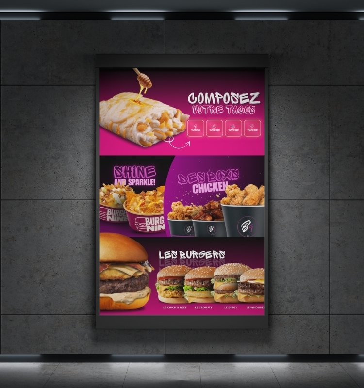 Affiche menu b9