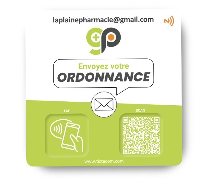 Carte NFC pharmacie