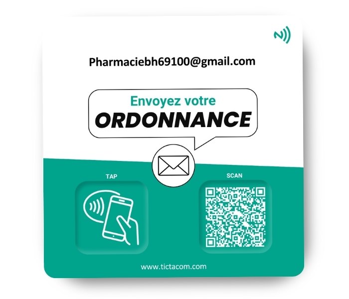 Carte NFC pharmacie