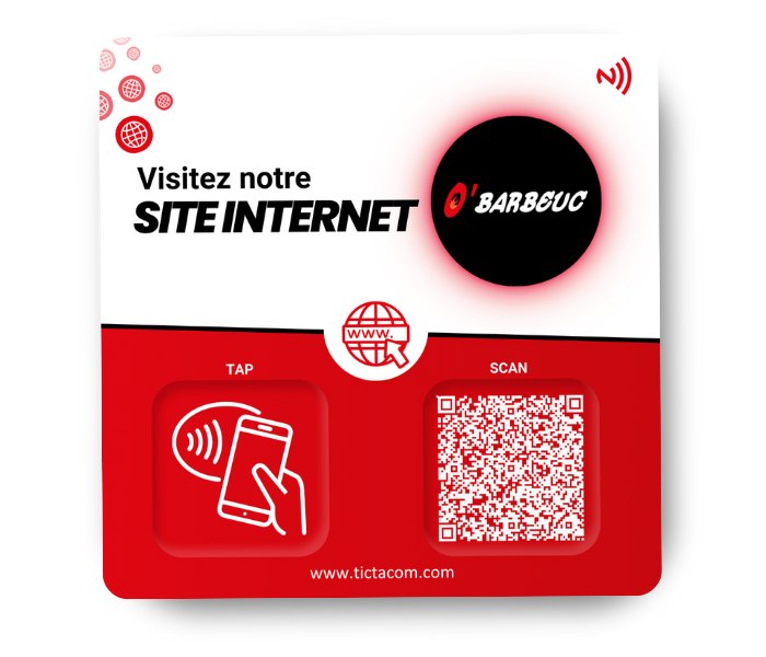 Carte NFC tiktok