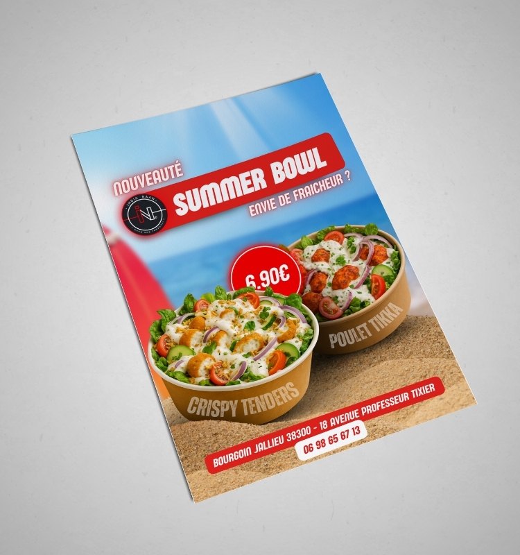 Flyer salade